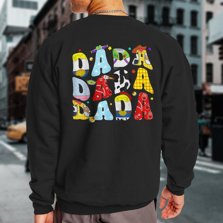 Toy Story Dada Boy Dad Fathers Day For Mens Sweatshirt Back Print