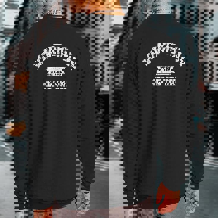 Vintage Wawarsing New York Ny Athletic Sports Style Sweatshirt Back Print