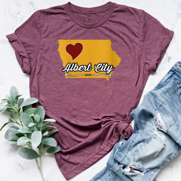 Albert City Iowa Ia Usa Cute Souvenir Merch City State Bella Canvas T-shirt