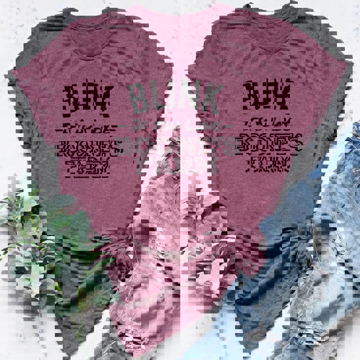 Blink If You Love Boone's Farm Wine Alcohol Bella Canvas T-shirt