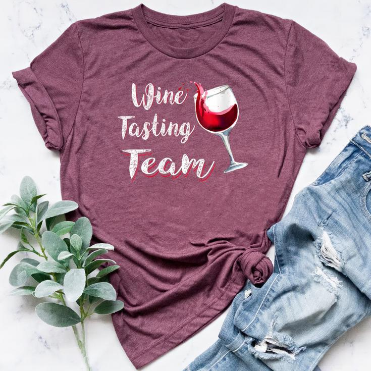 Wine Tasting Team For Need Wine Bella Canvas T-shirt
