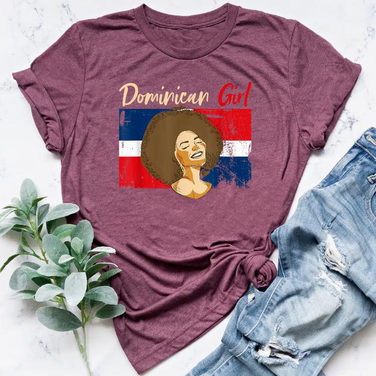 Girl Mom Dominican Republic Dominican Girl Bella Canvas T-shirt