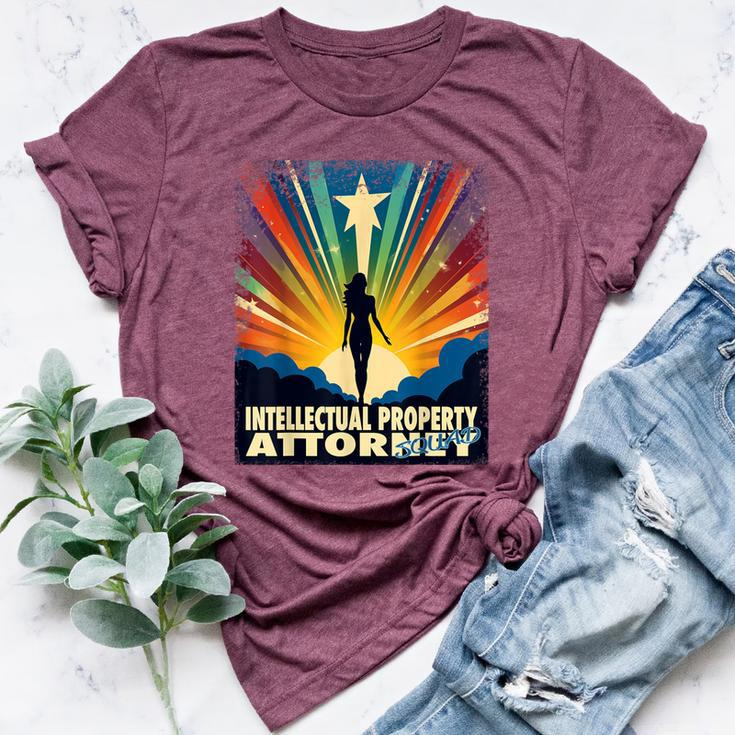 Intellectual Property Attorney Female Hero Job Women Bella Canvas T-shirt