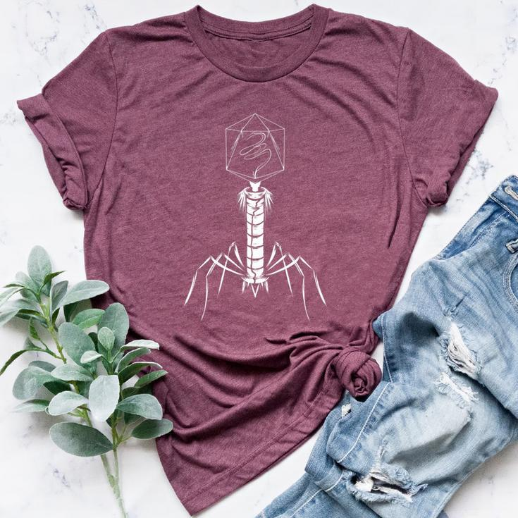 Microbiology Virus Biology Virology Teacher Bacteriophage Bella Canvas T-shirt