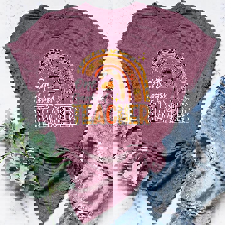 Thanksgiving Thankful Teacher Rainbow Turkey Day Fall Women Bella Canvas T-shirt Thanksgiving Thankful Teacher Rainbow Turkey Day Fall Women Bella Canvas T-shirt