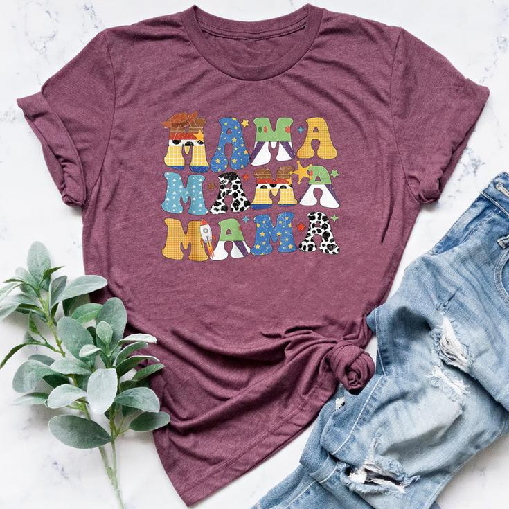 Toy Story Mama Boy Mom Mother's Day For Womens Bella Canvas T-shirt