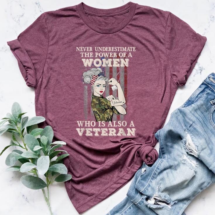 Never Underestimate The Power Of A Veteran Bella Canvas T-shirt