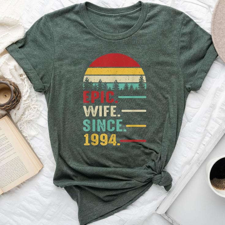29Th Wedding Anniversary For Her Epic Wife Since 1994 Bella Canvas T-shirt