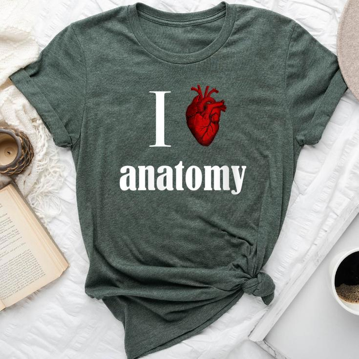 Anatomy I Love Physiology Teacher Mri Cardiac Sonographer Bella Canvas T-shirt
