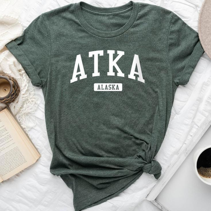 Atka Alaska Ak College University Sports Style Bella Canvas T-shirt