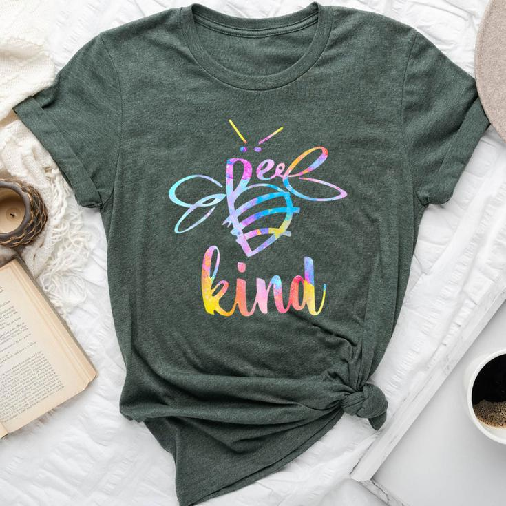 Bee Kind Tie Dye Be Kind Kindness Cute Bella Canvas T-shirt