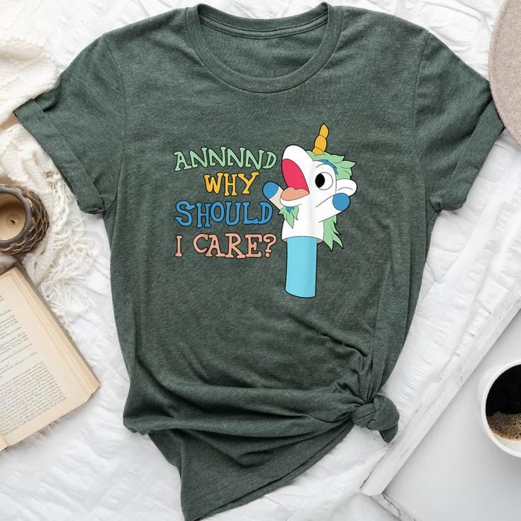 Care Sarcastic Unicorn Costume Party Why Should Bella Canvas T-shirt