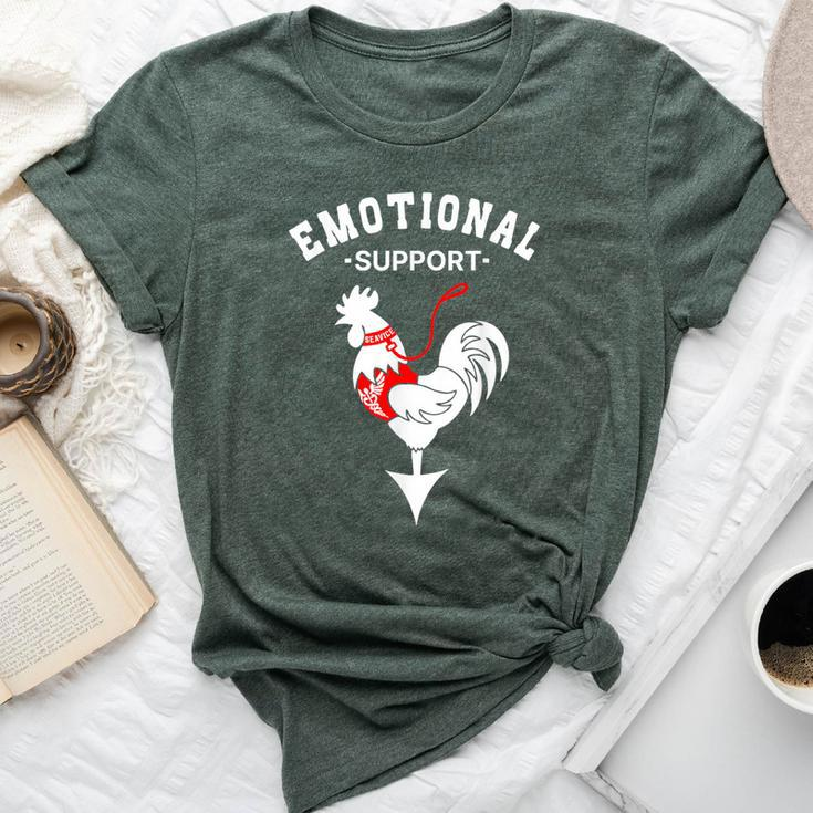 Chicken Emotional Support Cock Bella Canvas T-shirt