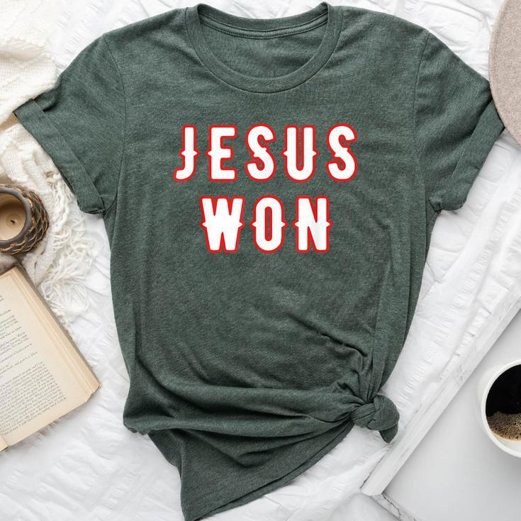 Christianity Religion Jesus Outfits Jesus Won Texas Bella Canvas T-shirt