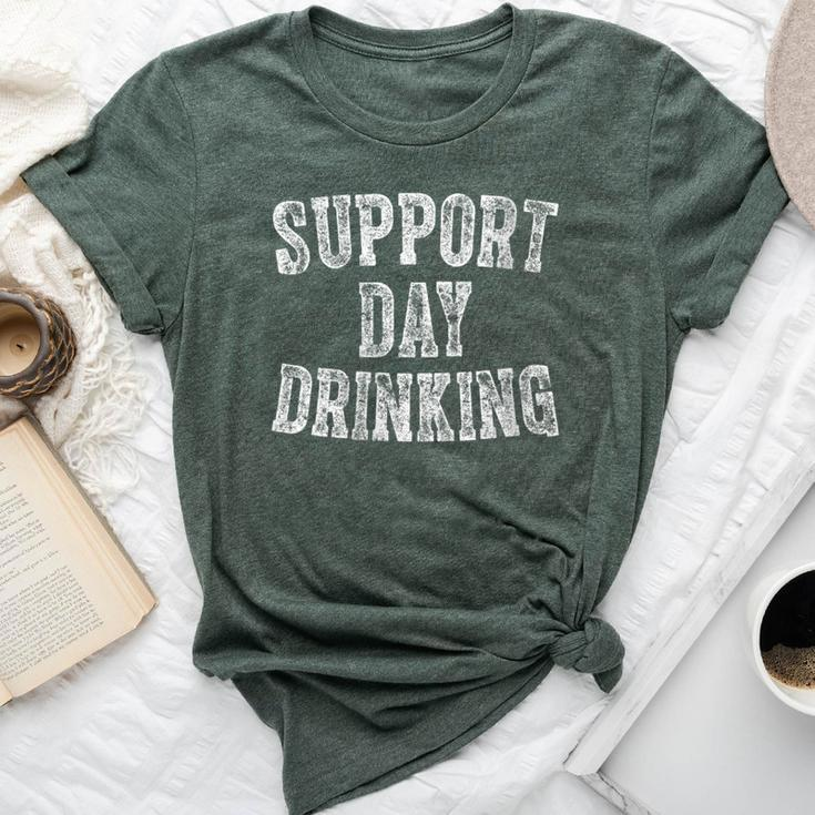 Cute Drinking  Support Day Drinking Bella Canvas T-shirt