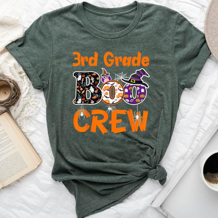 Cute Ghost Boo Boo Crew 3Rd Grade Halloween Costume Bella Canvas T-shirt