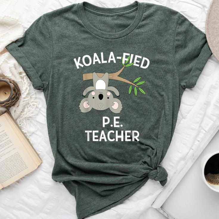 Cute Koala Pe Teacher Pun Gym Bella Canvas T-shirt