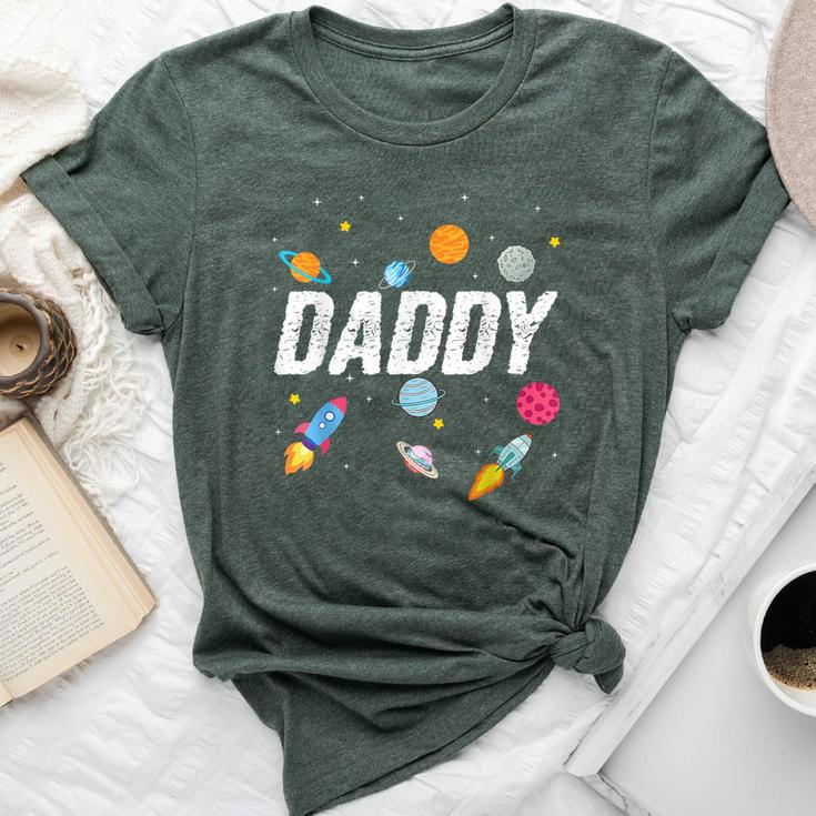 Daddy Outer Space Birthday Party Family Boys Girls Bella Canvas T-shirt