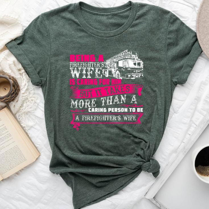 Being A Firefighter's Wife Women's Bella Canvas T-shirt
