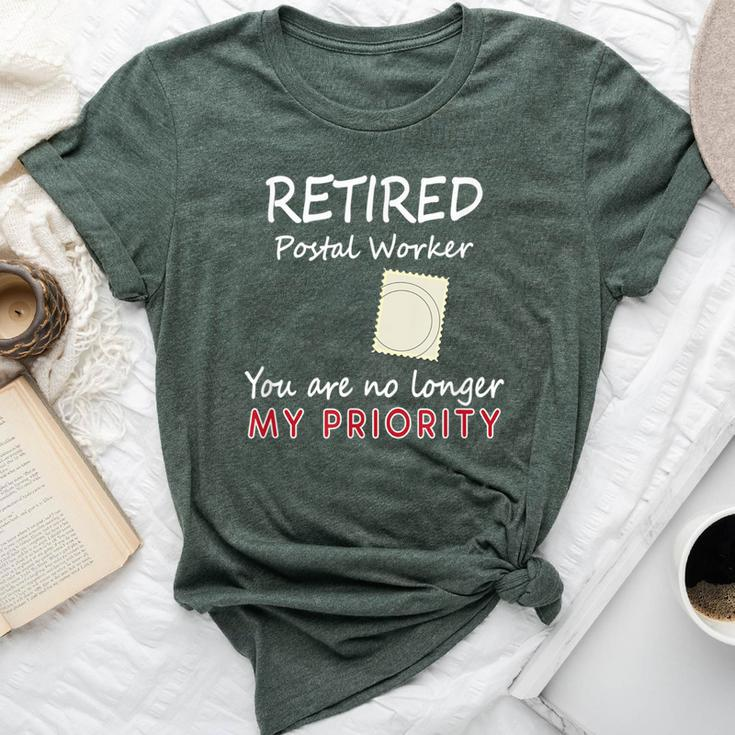 Retired Postal Worker Not My Priority Bella Canvas T-shirt