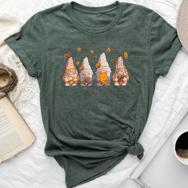 Thanksgiving For Gnome Autumn Gnomies Lover Bella Canvas T-shirt