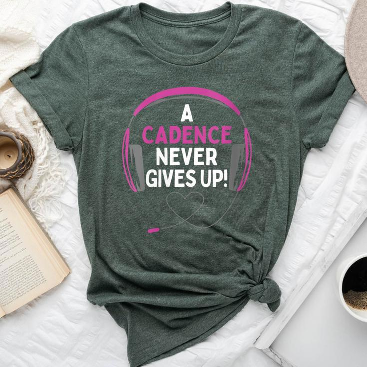 Gaming Quote A Cadence Never Gives Up Headset Personalized Bella Canvas T-shirt
