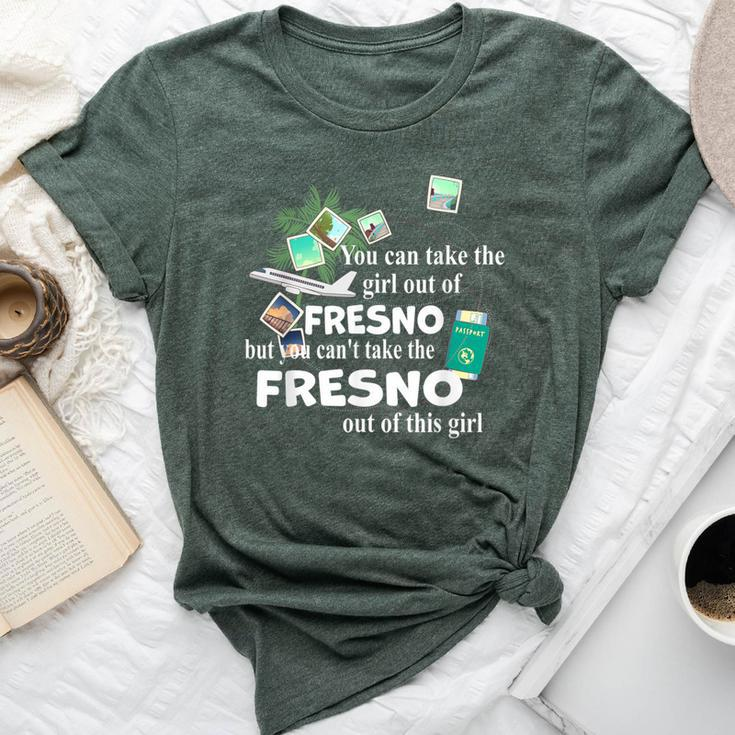 Girl From Fresno Patriotic Proud Girl From Fresno Bella Canvas T-shirt