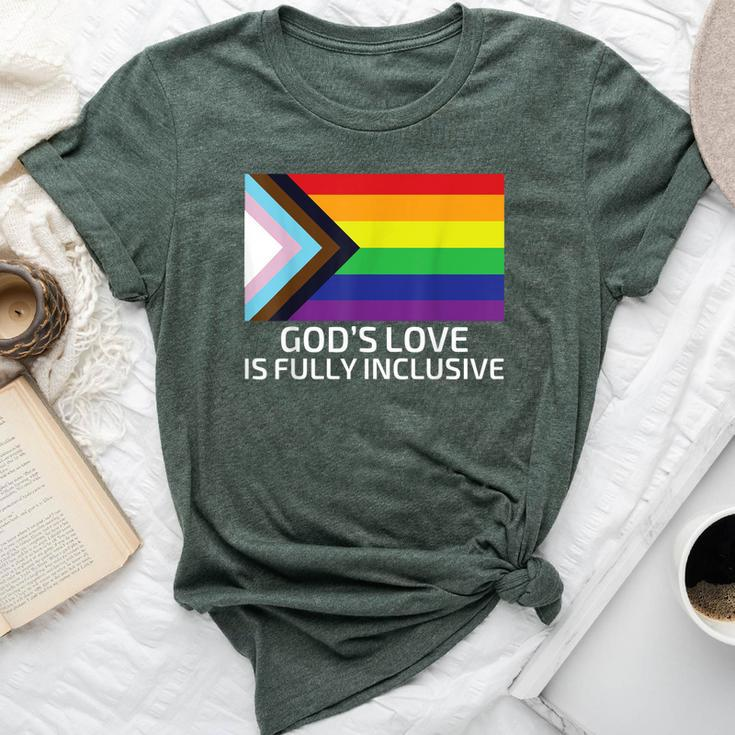 God's Love Is Fully Inclusive Lgbtqia Gay Pride Christian Bella Canvas T-shirt