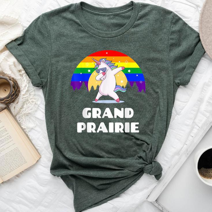 Grand Prairie Texas Lgbtq Gay Pride Rainbow Bella Canvas T-shirt