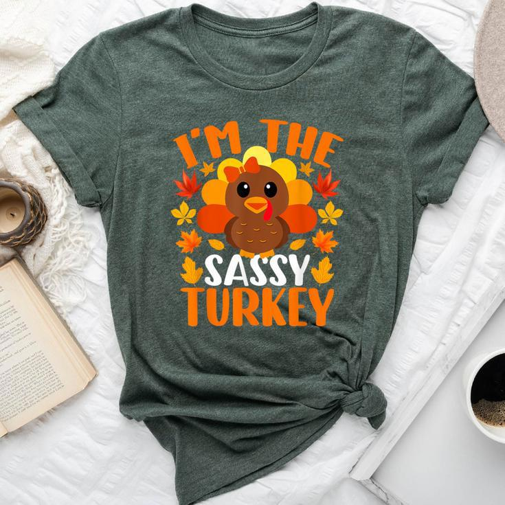 I'm The Sassy Turkey Fall Autumn Thanksgiving Bella Canvas T-shirt