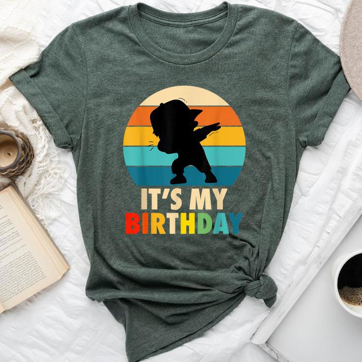 It's My Birthday For Boys Girls Dabbing Birthday Bella Canvas T-shirt