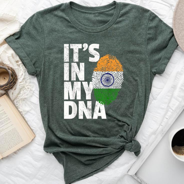 It's In My Dna India Flag Indian Novelty Bella Canvas T-shirt
