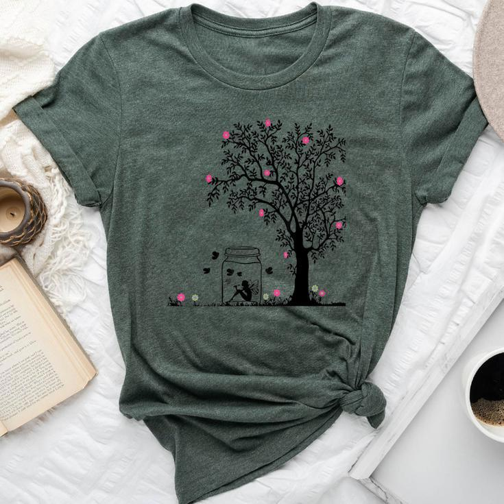 In A Jar Surrounded By Flowers Bella Canvas T-shirt