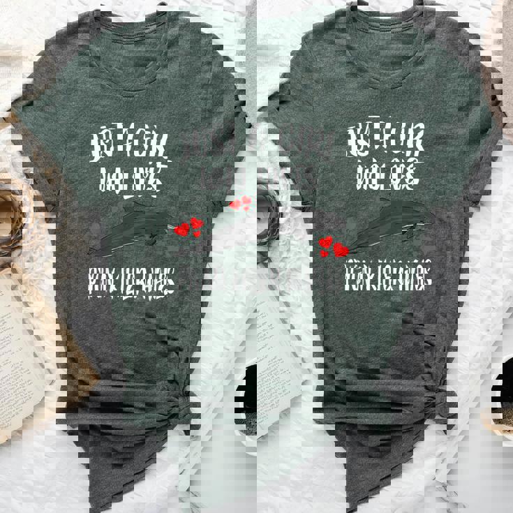 Just A Girl Who Loves Pygmy Killer Whales Lover Bella Canvas T-shirt