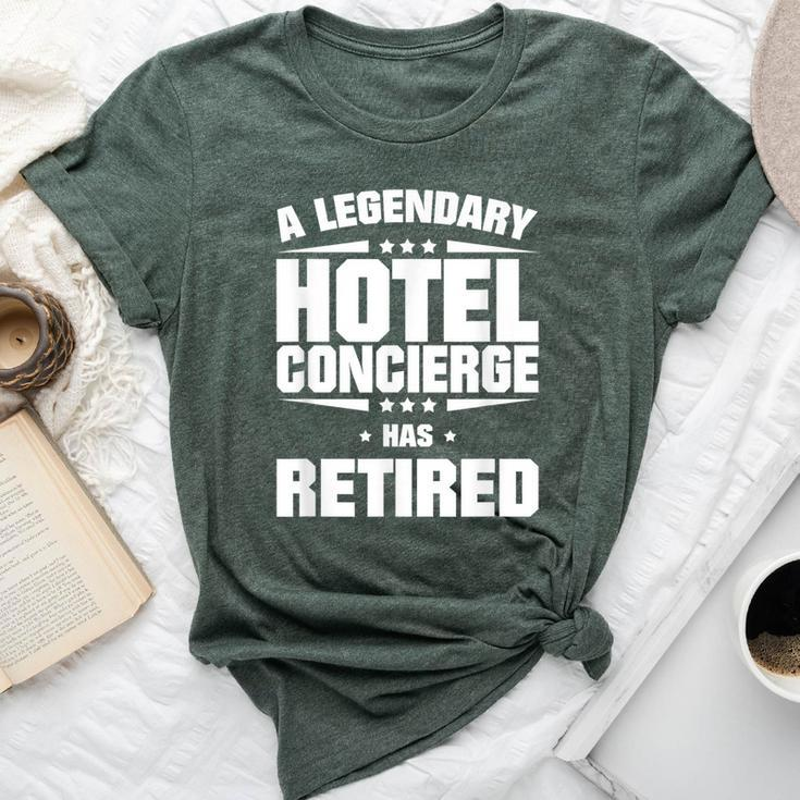 A Legendary Hotel Concierge Has Retired Bella Canvas T-shirt
