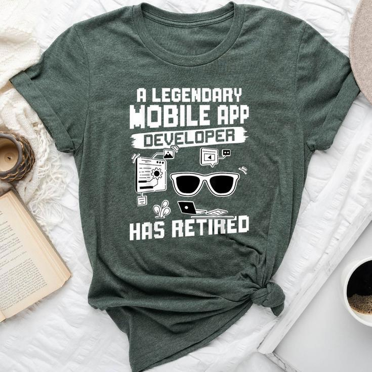 A Legendary Mobile App Developer Has Retired Bella Canvas T-shirt