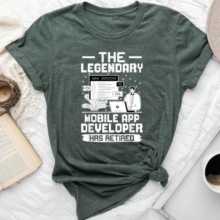 The Legendary Mobile App Developer Has Retired Bella Canvas T-shirt