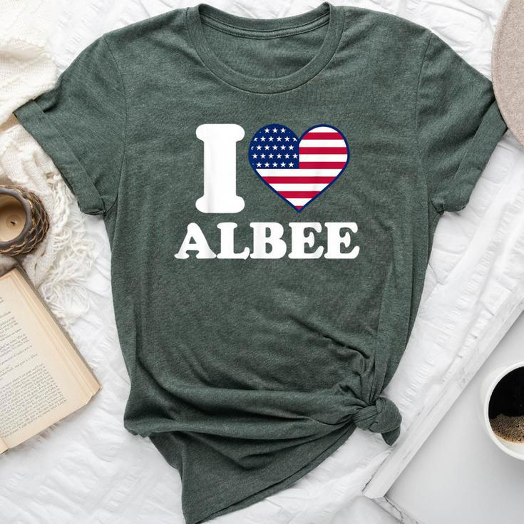 I Love Albee I Heart Albee Bella Canvas T-shirt