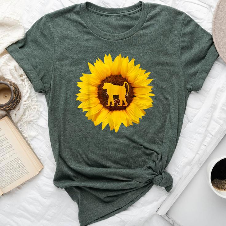 Mandrill For Monkey Baboon Sunflower Lover Bella Canvas T-shirt