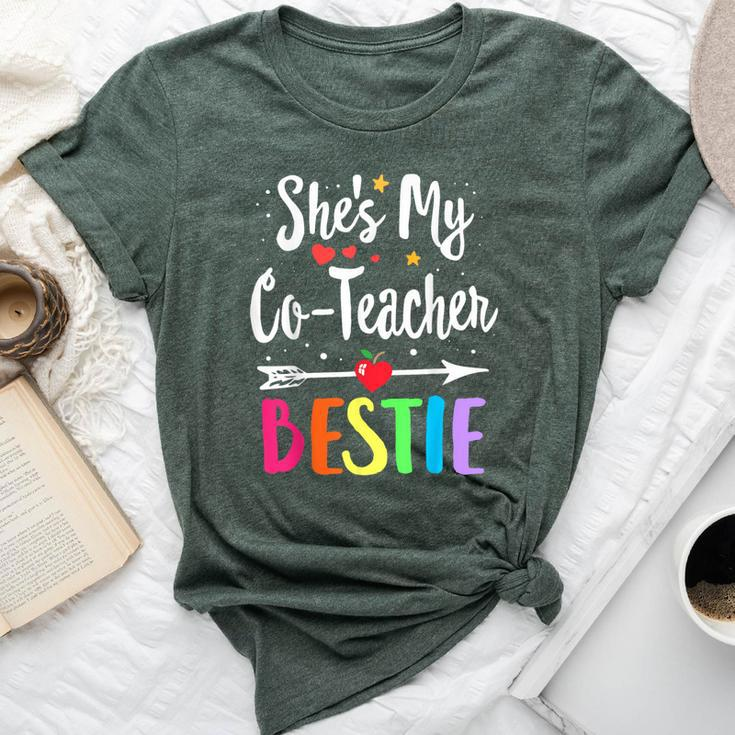 Matching Co-Teacher Best Friend She's My Bestie Work Team Bella Canvas T-shirt