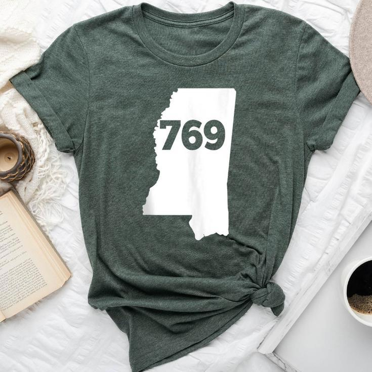 Mississippi 769 Area Code Bella Canvas T-shirt