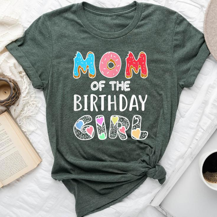 Mom Of The Birthday Girl Donut Party Idea Bella Canvas T-shirt