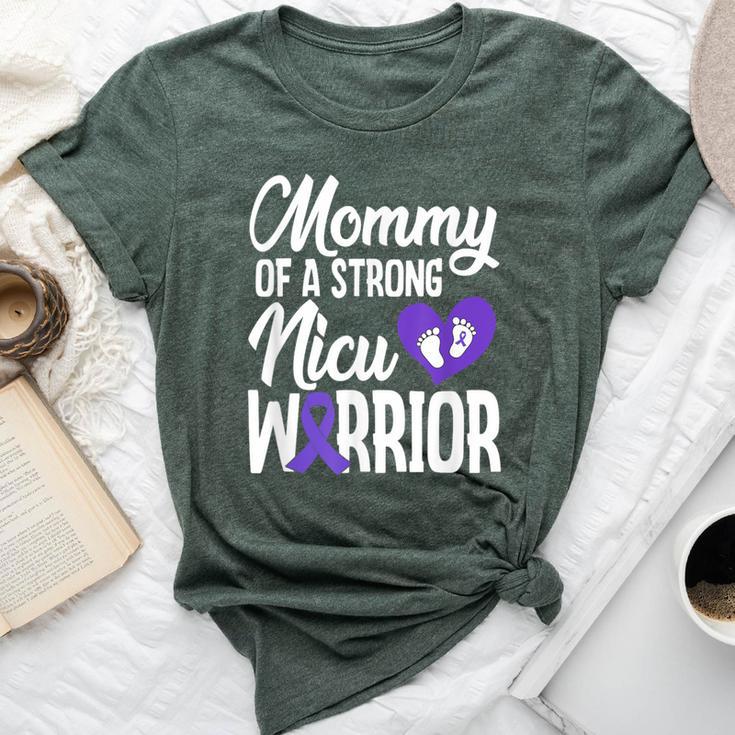 Mommy Of A Strong Nicu Warrior Nicu Graduate Parents Bella Canvas T-shirt