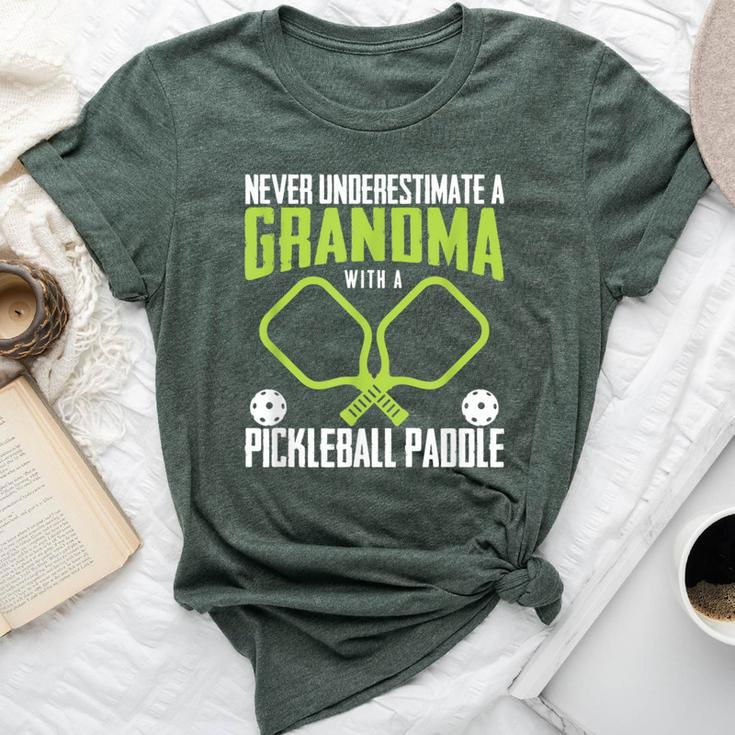 Pickleball Grandma Never Underestimate Paddles Bella Canvas T-shirt