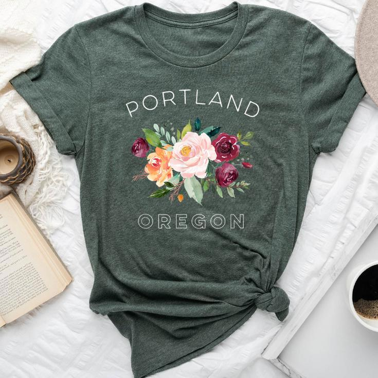 Portland Oregon Rose Lovers Gardeners Bella Canvas T-shirt
