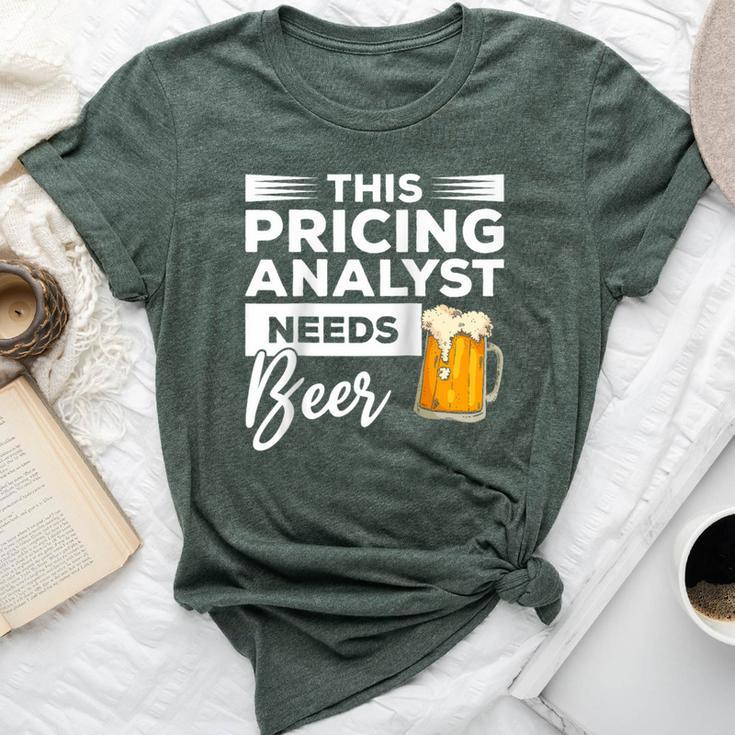 This Pricing Analyst Needs Beer Bella Canvas T-shirt