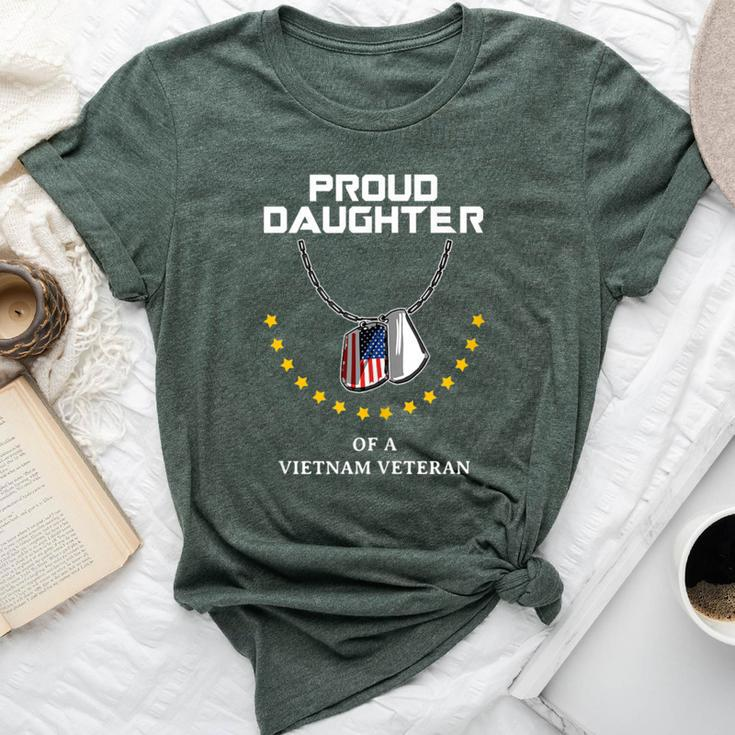 Proud Daughter Of A Vietnam Veteran Cool Army Soldier Bella Canvas T-shirt