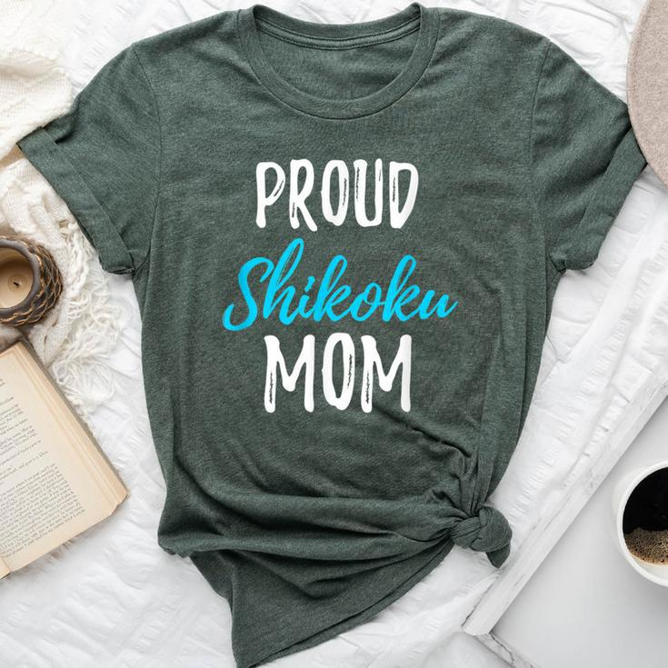 Proud Shikoku Mom Shikoku Dog Idea Bella Canvas T-shirt