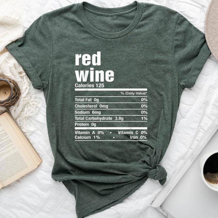 Red Wine Thanksgiving Christmas Matching Bella Canvas T-shirt