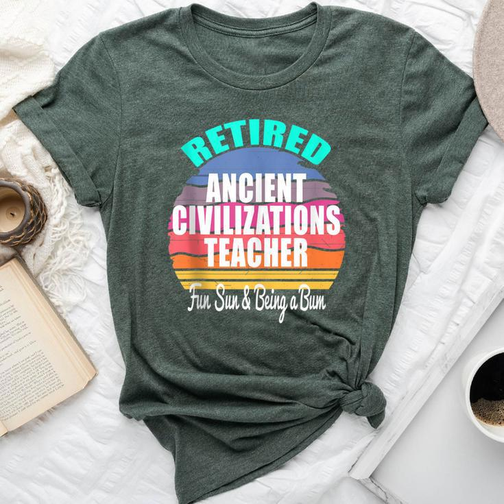 Retired Ancient Civilizations Teacher A Retirement Bella Canvas T-shirt